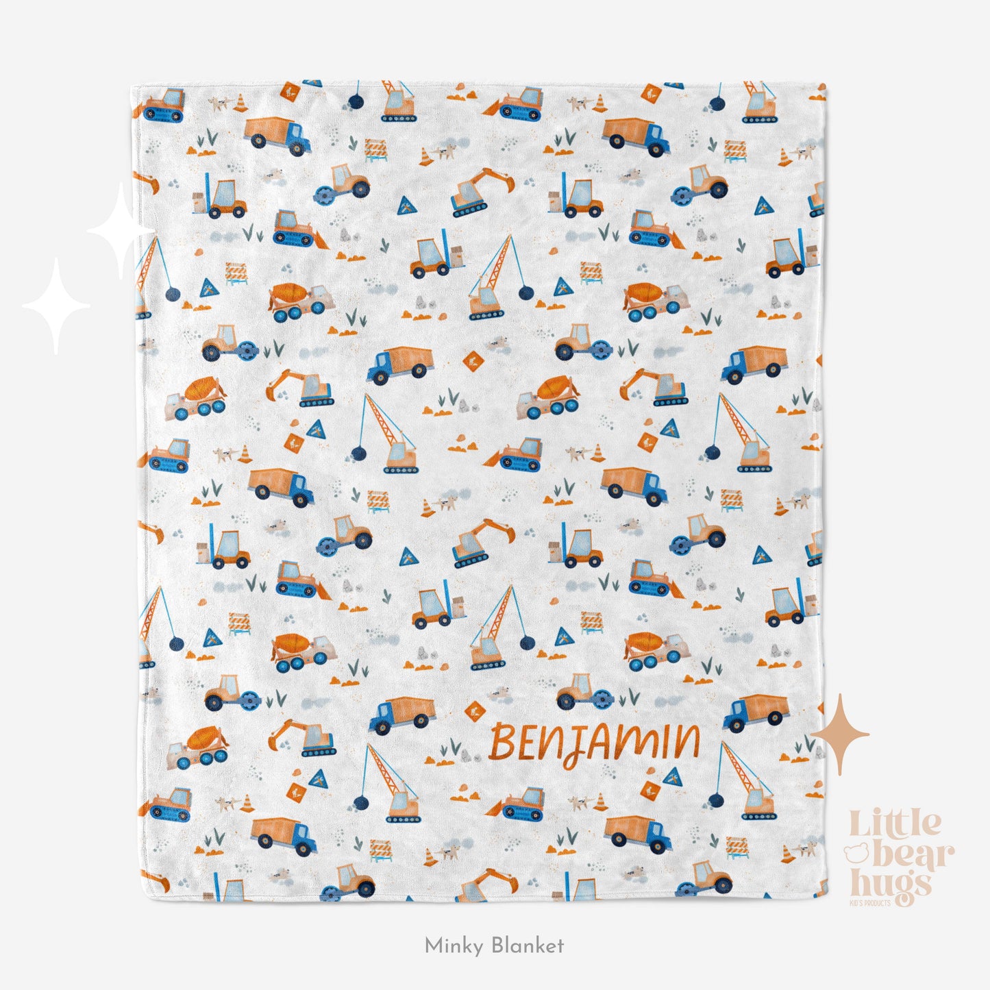 All About Trucks Personalized Blanket