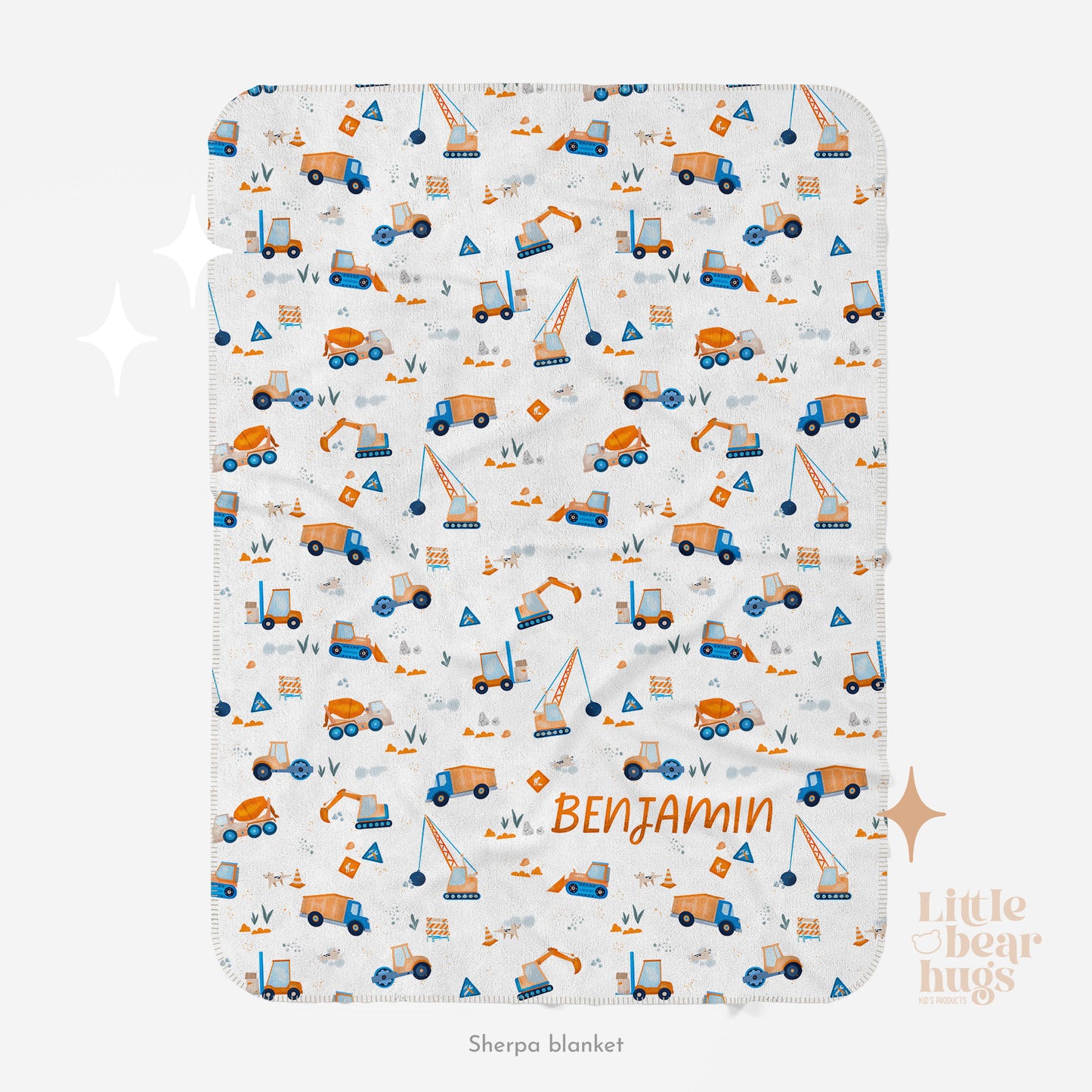 All About Trucks Personalized Blanket