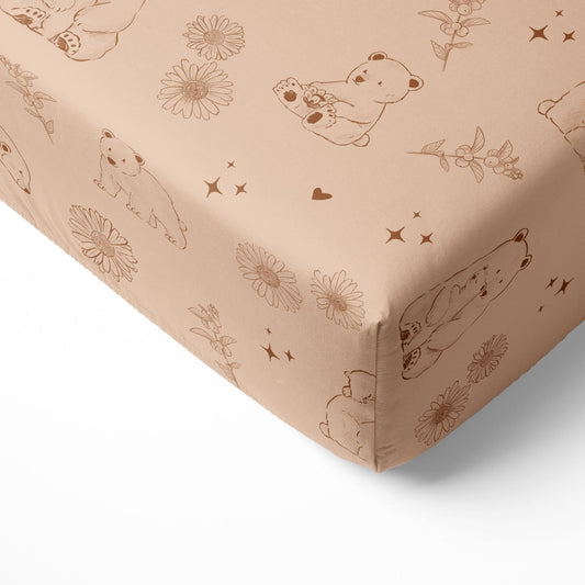 Crib Sheet Bear Personalized