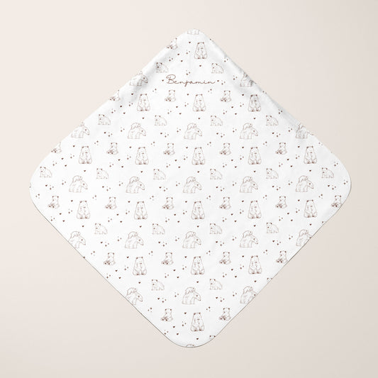 Hooded Baby Towels Bears