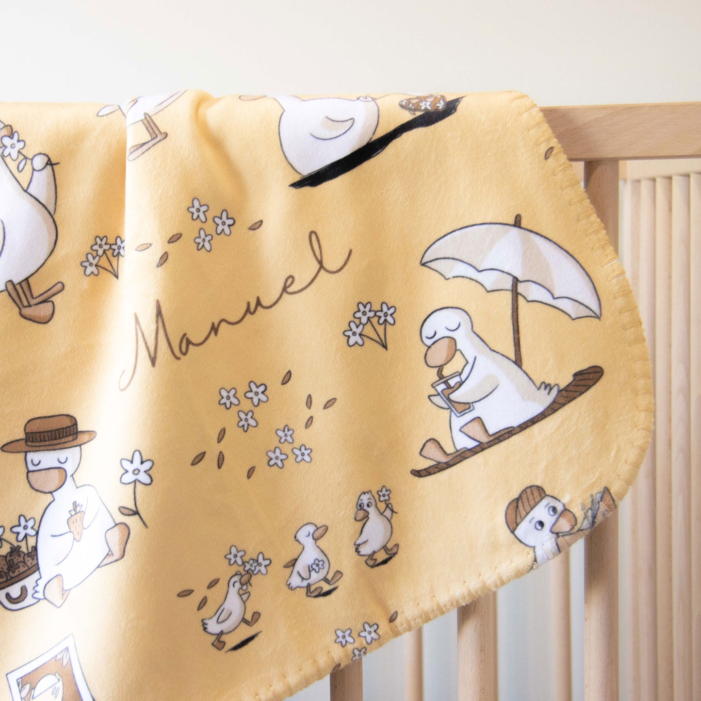 Ducks Gone Wild Personalized Blanket
