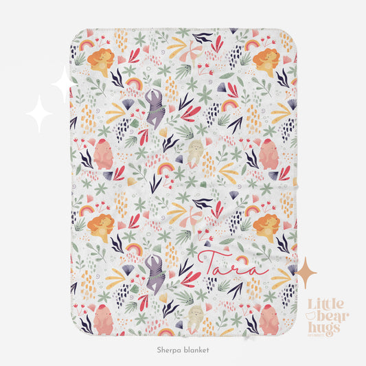 Jungle Moves Personalized Blanket