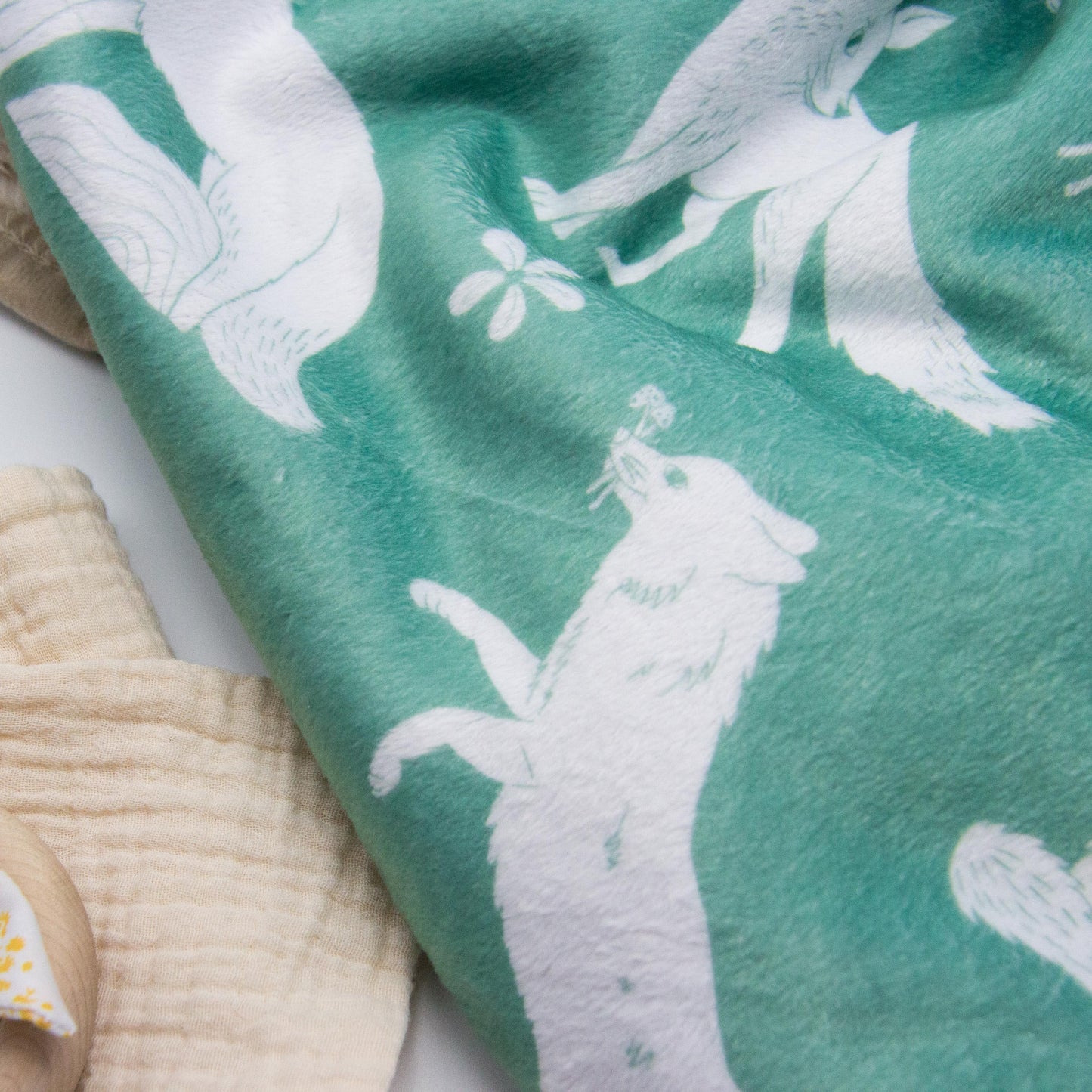 Foxes Personalized Blanket